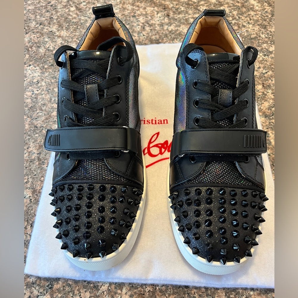 Christian Louboutin Spikes Low Top Sneakers
